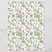 夏モダンの山花書道のメ結婚ニュー メニュー (裏面)