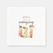 夏モダンカクテル21歳の誕生日パーティー