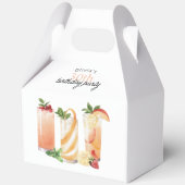 夏モダンカクテル30th誕生日パーティー フェイバーボックス (裏面)