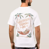 夏モードオン Tシャツ (裏面)