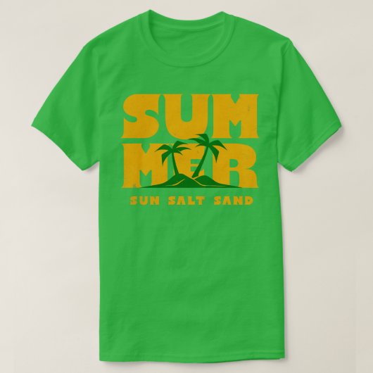 夏ユニークのTシャツ Tシャツ (デザイン正面)