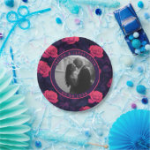 夏ユニークバラ記念プレート結婚 ペーパープレート (パーティー)