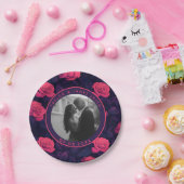 夏ユニークバラ記念プレート結婚 ペーパープレート (パーティー)