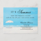 夏ユニーク地実在マーケティング又は試掘 ポストカード (正面)