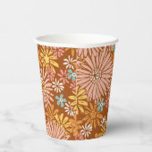 夏レトロ花柄紙カップ 紙コップ (右)