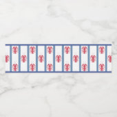 夏ロブスターテーマウォーターボトルラベル ペットボトルラベル (シングルラベル)