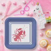 夏ロブスターテーマ紙プレート ペーパープレート (パーティー)