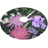 夏ワイルドフラワーシームレススケッチ ブラッシュドポリエステルツリースカート (アングル)