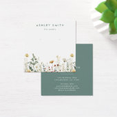 夏ワイルドフラワーフィールドイヤリングディスプレイカード (デスク)