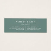 夏ワイルドフラワーフィールドイヤリングディスプレイカード (裏面)