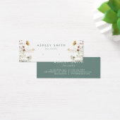 夏ワイルドフラワーフィールドイヤリングディスプレイカード (デスク)