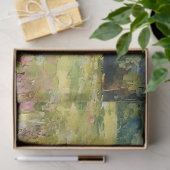 夏ワイルドフラワーフィールド油絵のデコページ 薄葉紙 (ギフト)