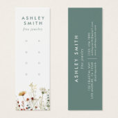 夏ワイルドフラワー多輪ディスプレイカード (正面&裏面)