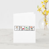 夏休みが待ち遠しい教師の学校最終日 カード (黄色い花)