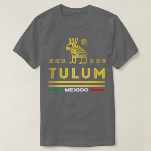 夏休みと旅行メキシコまたはトゥルムメキシコ Tシャツ (デザイン正面)