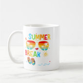 夏休みなのに学校の最後の日が幸せなのか コーヒーマグカップ (左)