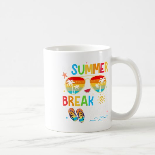 夏休みなのに学校の最後の日が幸せなのか コーヒーマグカップ (右)