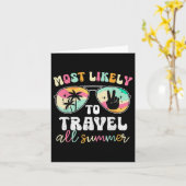 夏休みに最も可能性が高い先生、学校の終わり カード (黄色い花)