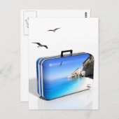 夏休みのコンセプト ポストカード (正面/裏面)