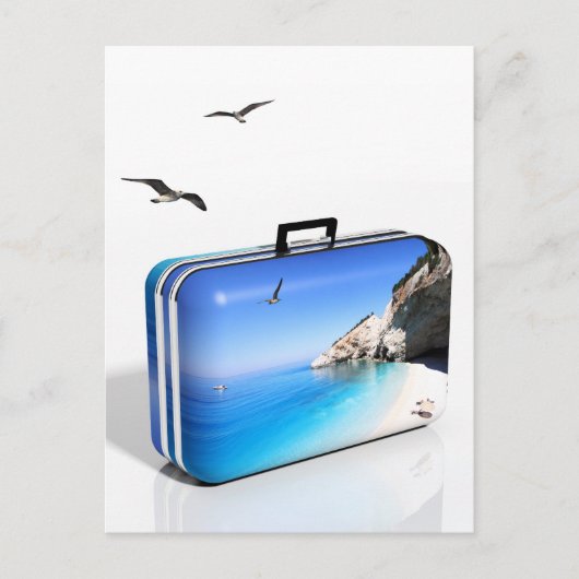 夏休みのコンセプト ポストカード (正面)