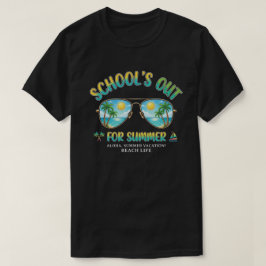 夏休みのビーチTシャツ Tシャツ