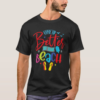 夏休みの方がビーチだ Tシャツ