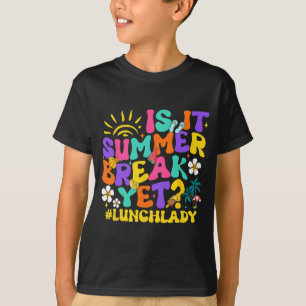 夏休みはもう始まってる?給食のおばさん、学校最後の日! Tシャツ