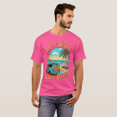 夏休みはビーチでリラックス Tシャツ (正面フル)