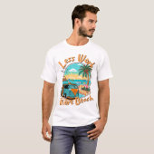 夏休みはビーチでリラックス Tシャツ (正面フル)