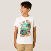 夏休みはビーチでリラックス Tシャツ (正面フル)
