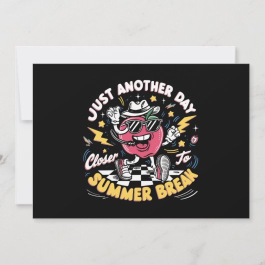 夏休みまであと少しの平凡な教師の日々 招待状 (正面)