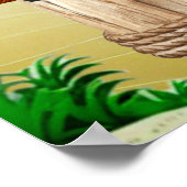 夏休みオンビーチくつろぎ ポスター (角)