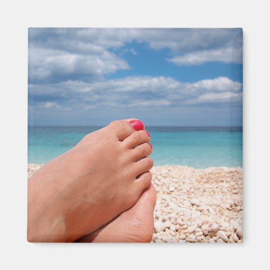 夏休みスクエアマグネット マグネット (正面)