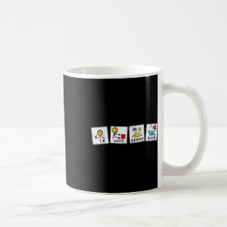 夏休みスタイルビジュアルアイコンT コーヒーマグカップ