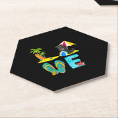 夏休みニューファンドランド | Love newfoundland ペーパーコースター (アングル)