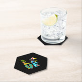 夏休みニューファンドランド | Love newfoundland ペーパーコースター (インサイチュ)