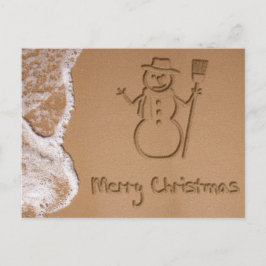 夏休みハガキのクリスマス シーズンポストカード