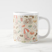 夏休みパターン ジャンボコーヒーマグカップ (右)