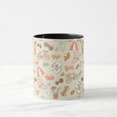 夏休みパターン マグカップ (中央)