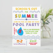 夏休みプールパーティー 招待状 (スタンド正面)