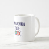 夏休みモードオン コーヒーマグカップ (正面右)