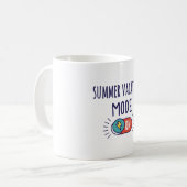夏休みモードオン コーヒーマグカップ (正面左)