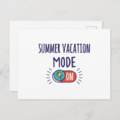 夏休みモードオン ポストカード (正面/裏面)