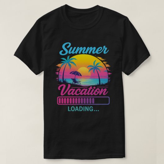 夏休みロード中先生Tシャツ Tシャツ (デザイン正面)