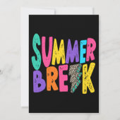 夏休み先生ライフレオパードボルトバケーションW 招待状 (裏面)