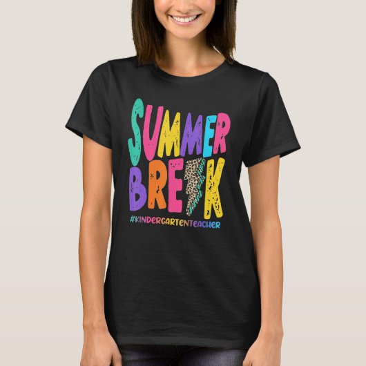 夏休み幼稚園先生サブヒョウTe Tシャツ (正面)