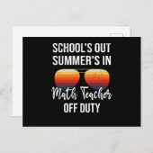 夏休み数学先生卒業生 ポストカード (正面/裏面)