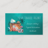 夏休み旅行代理店の名刺 名刺 (正面)