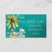 夏休み旅行代理店の名刺 名刺 (正面)