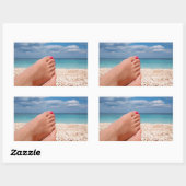 夏休み長方形シール 長方形シール (シート)